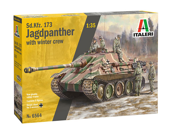 1/35 WW.II ドイツ軍 Sd.Kfz.173ヤークトパンター 冬季装備戦車
