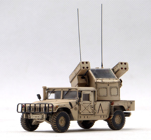 【特典】1/72 アメリカ軍 M1097 AN/TWQ-1 アベンジャー防空ミサイルシステム搭載 プラモデル[ティーモデル]《在庫切れ》