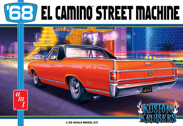 プラモデル　1/25 1968 シボレー エルカミーノ SS コカ・コーラ (ソープボックスカー付属) [AMT1362] Amazon | AMT 1/25 1968 シボレー エルカミーノ SS コカ・コーラ