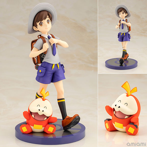 ハルト with ホゲータ フィギュア　ポケモン　ポケットモンスター　コトブキヤ 特典】ARTFX J 『ポケットモンスター』シリーズ ハルト with ホゲータ