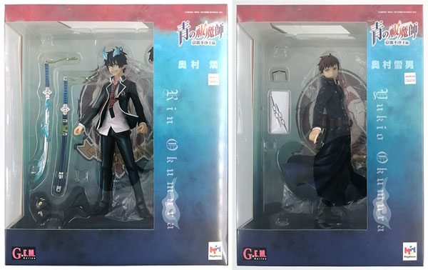 【特典】G.E.M.シリーズ 青の祓魔師 京都不浄王篇 奥村燐＆雪男 兄弟セット 完成品フィギュア (メガトレショップ、アニメイト等限定)