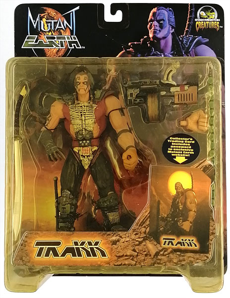 【中古】ミュータント・アース TRAKK アクションフィギュア[STAN WINSTON CREATURES]