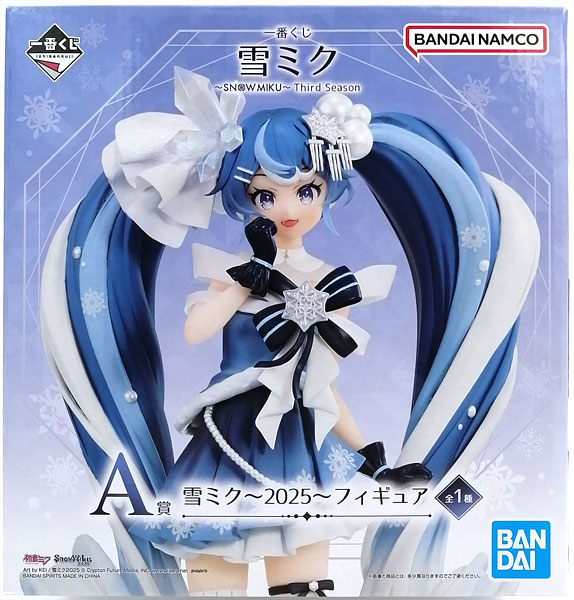 【中古】一番くじ 雪ミク ～SNOW MIKU～ Third Season A賞 雪ミク～2025～フィギュア (プライズ)[BANDAI SPIRITS]