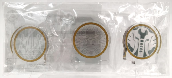 【中古】(本体A/箱B)アクリルロゴディスプレイEX 仮面ライダーオーズ サゴーゾコンボ コアメダル (バンコレ！限定)[バンダイ]《発売済・在庫品》