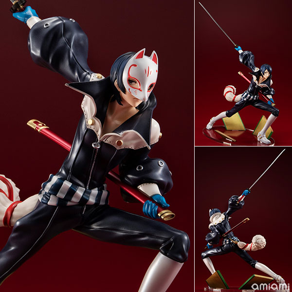 【中古】(本体A/箱B)【特典】Lucrea(ルクリア) ペルソナ5 ザ・ロイヤル フォックス (喜多川祐介) 完成品フィギュア (アトラスDショップ限定)[メガハウス]《発売済・在庫品》