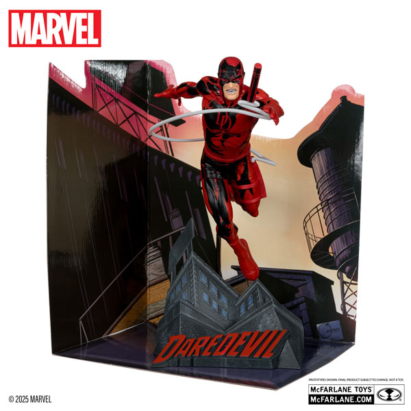 『マーベル・コミック』1/10「シーン・フィギュア」#014 デアデビル(ジョー・カザーダ/Daredevil Vol.1 #600)[マクファーレントイズ]