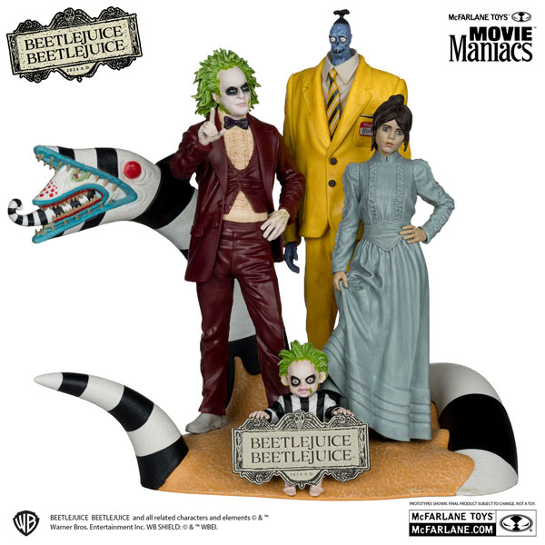 ムービー・マニアックス ポーズドスタチュー ビートルジュース ビートルジュース[映画『ビートルジュース ビートルジュース』]《発売済・在庫品》