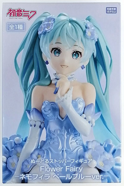 【中古】初音ミク ぬーどるストッパーフィギュア Flower Fairyーネモフィラ ペールブルーver.ー (プライズ)[フリュー]