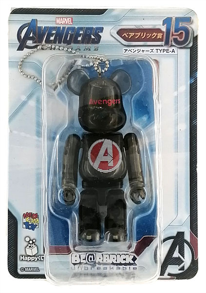 【中古】Happyくじ MARVEL 『アベンジャーズ/エンドゲーム』ベアブリック賞 アベンジャーズ TYPE-A (プライズ)[サニーサイドアップ]