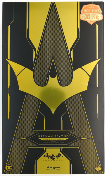 【中古】ビデオゲーム・マスターピース バットマン：アーカム・ナイト 1/6スケールフィギュア バットマン(ザ・フューチャー/ブラック＆ゴールド版) (トイサピエンス限定)[ホットトイズ]
