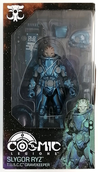 COSMIC LEGIONS SLYGOR RYZ T.U.5.C.C. GRAVEKEEPER アクションフィギュア