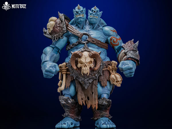 冒険者の世界 クラッシャー オーガ ノンスケール可動フィギュア ブルー[Mety toyz]《１２月仮予約》