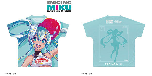 一点物 人気画 美品 レア色　WurtS 夏フェス ダンシング兎　グラフィックT Hatsune Miku GT Project Racing Miku 2022 : Tropical Ver 1/7