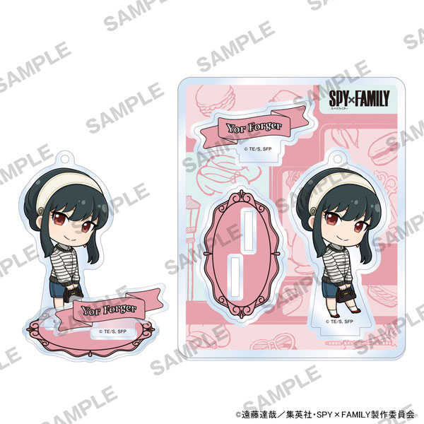 SPY×FAMILY 小さな にいてんごアクリルスタンド フレンチカジュアルVer 