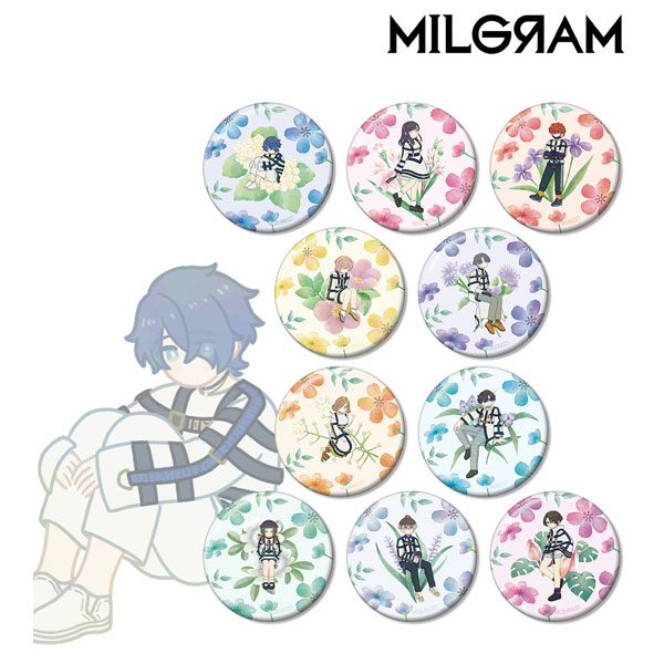 MILGRAM -ミルグラム- トレーディング Botania 缶バッジ 10個入りBOX