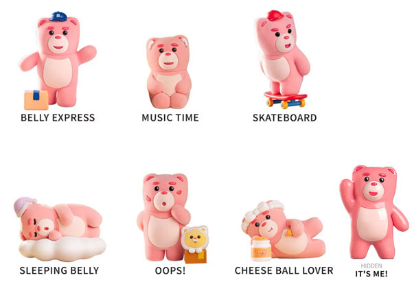 「BELLYGOM」 BELLYGOMの日常トレーディングフィギュア 6個入りBOX[TINYVILLE]《発売済・在庫品》