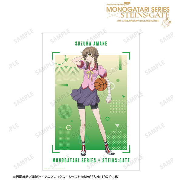 物語シリーズ×STEINS；GATE 描き下ろし 阿万音鈴羽 コラボイラストver. A3マット加工ポスター[アルマビアンカ]《在庫切れ》