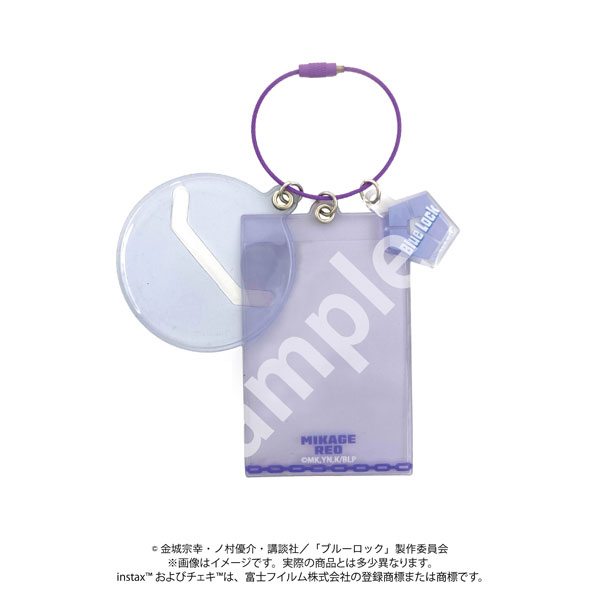 ブルーロック チェキ 収納＆バッジホルダー 御影玲王[マリモ