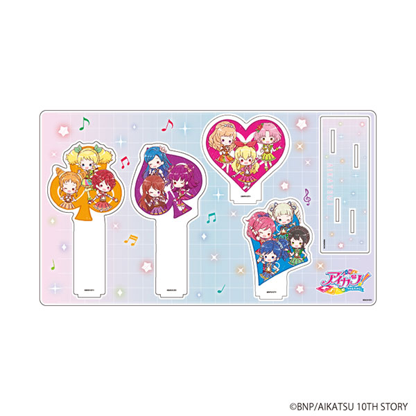 プレミアム アクリルジオラマプレート「アイカツ！」03/スクールドレス 