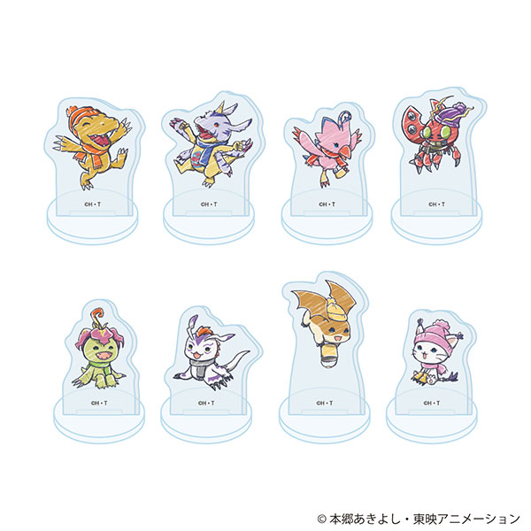 アクリルぷちスタンド「デジモンアドベンチャー」04/雪遊びver