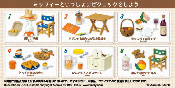 Picnic with miffy 6個入りBOX[リーメント]《04月予約》