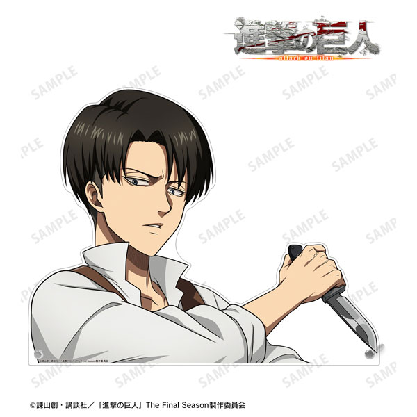 進撃の巨人 描き下ろし リヴァイ 過去ver. 特大ダイカットアクリル