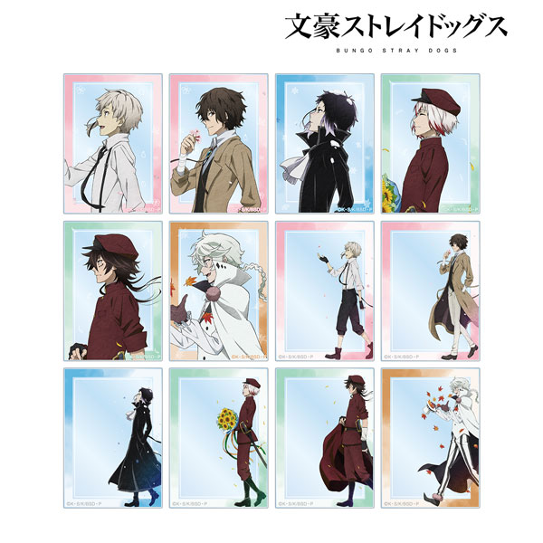 文豪ストレイドッグス 描き下ろし 季節の歩みver. トレーディングアクリルカード 12個入りBOX[アルマビアンカ]《在庫切れ》