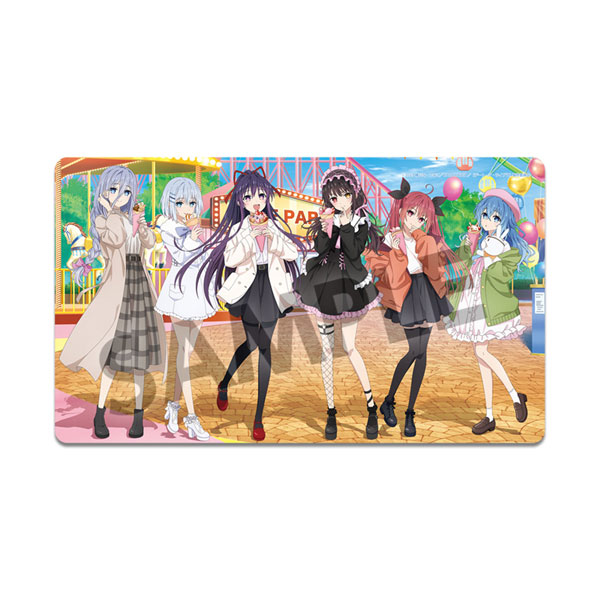 デート・ア・ライブV 描き下ろしラバーマット 遊園地デート ver.[ホビーストック]《発売済・在庫品》