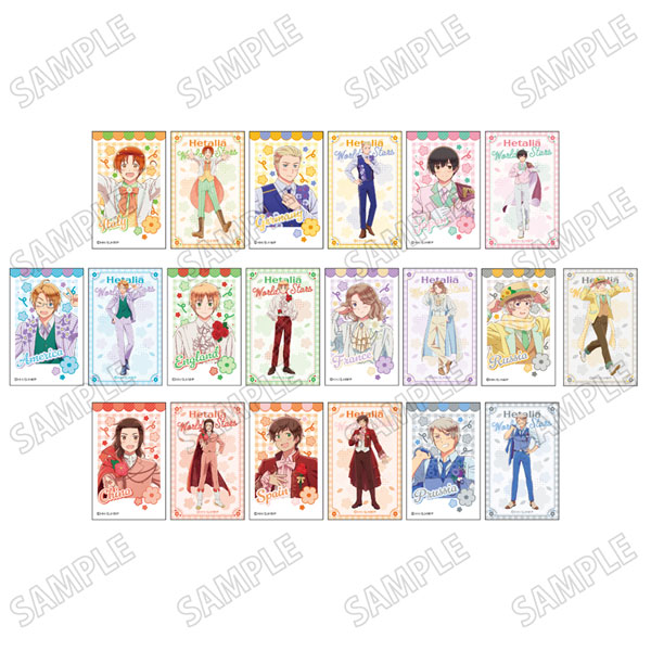 アニメ「ヘタリア World☆Stars」 描き下ろしミニフォトカード