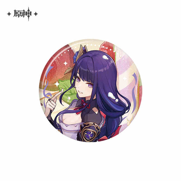 原神 四周年記念シリーズ 缶バッジ 雷電将軍[miHoYo]《発売済