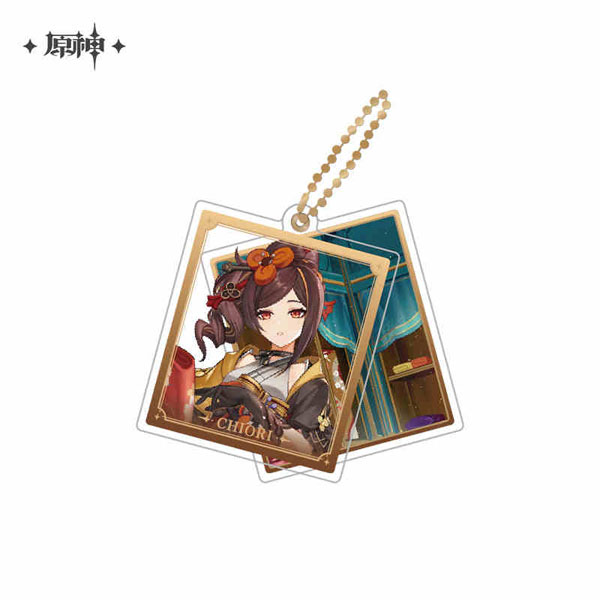 原神 キャラダブルアクリルストラップ 千織[miHoYo]《発売済・在庫品》
