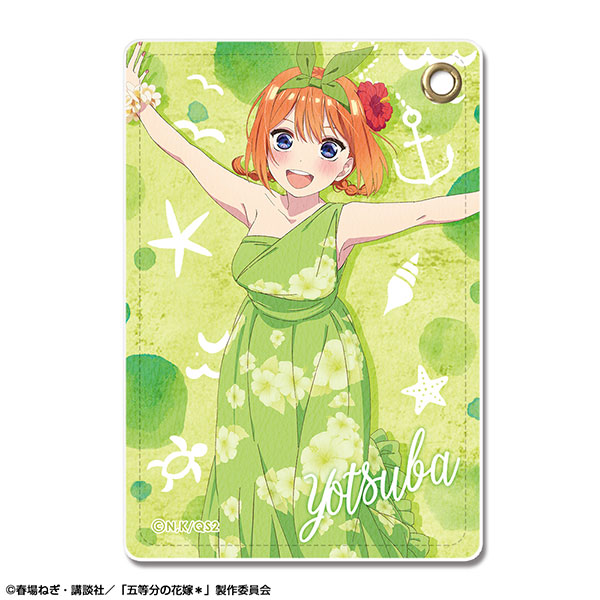 五等分の花嫁* レザーパスケース デザイン04(中野四葉)[ライセンスエージェント]