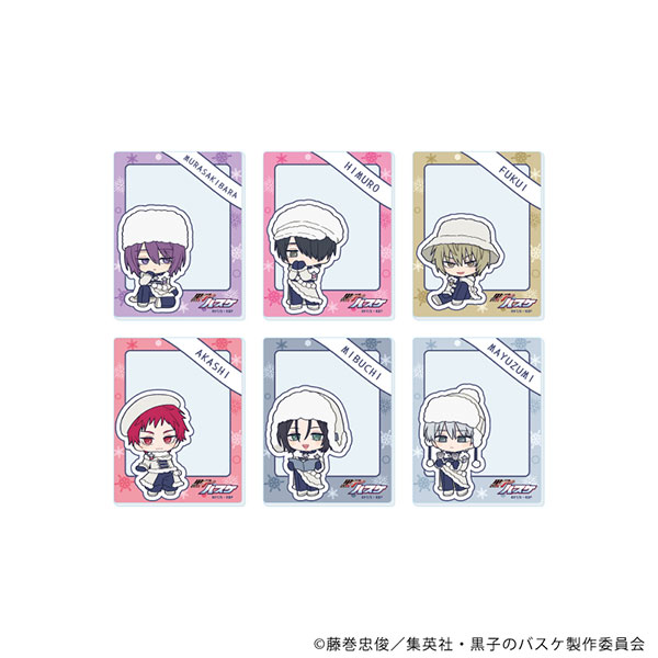 アクリルシート「黒子のバスケ」04/ホワイトウィンターver. ミニキャライラスト 6個入りBOX[A3]《在庫切れ》