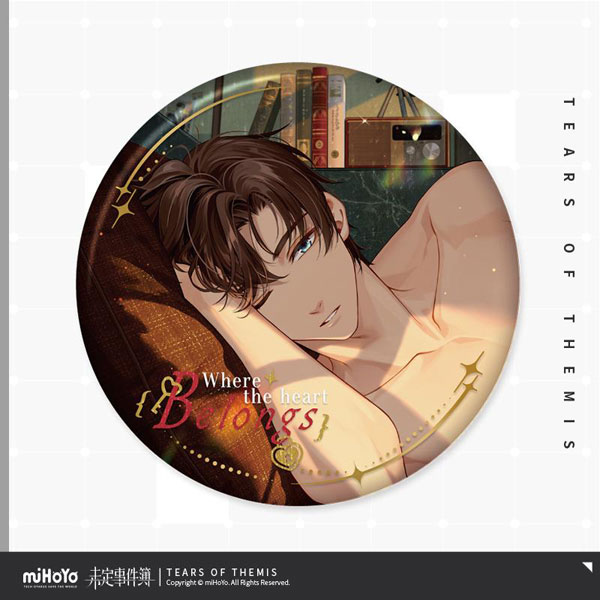 未定事件簿 心の帰る場所 缶バッジ 左京静真[miHoYo]《発売済