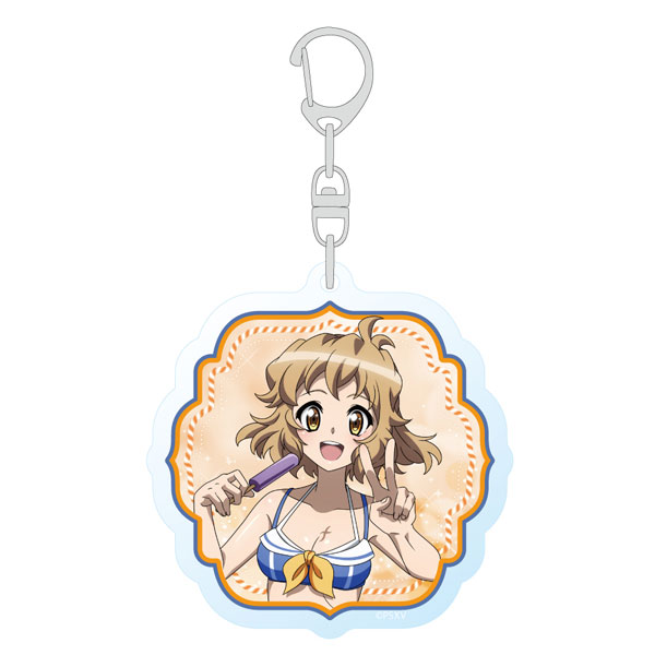 戦姫絶唱シンフォギアXV アクリルキーホルダー マリンセーラー水着 戦姫絶唱シンフォギアXV 描き下ろしアクリルキーホルダー(響