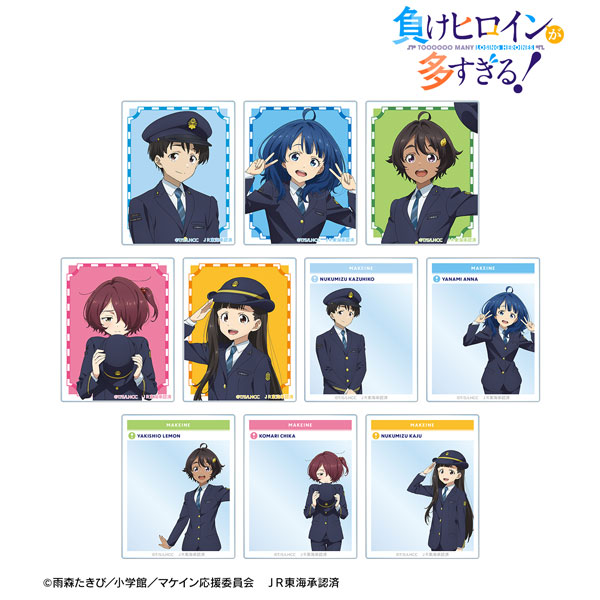 TV アニメ『負けヒロインが多すぎる！』 描き下ろし 駅員ver. トレーディングアクリルカード 10個入りBOX[アルマビアンカ]《０４月予約》