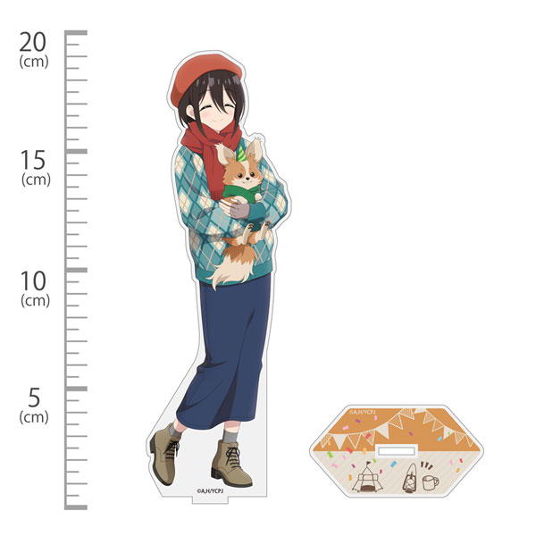 『ゆるキャン△ SEASON3』 描き下ろし 斉藤恵那 アクリルスタンド(大) バースデーキャンプVer.（再販）[コスパ]《０３月予約》