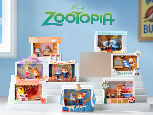 DISNEY ZOOTOPIA ハイライト モーメント シリーズ シーンセット 8個入りBOX[POPMART]