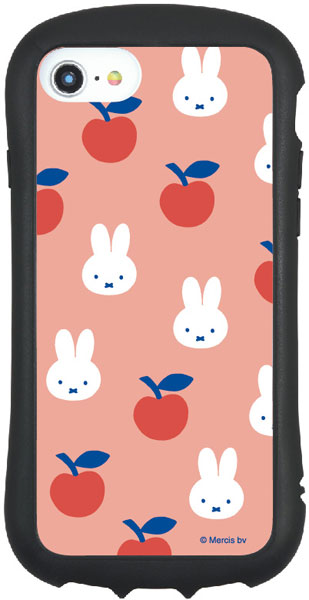 ミッフィー MIFFY FRUITS iPhoneSE(第3世代/第2世代)/8/7/6s/6 対応ハイブリッドクリアケース りんご[グルマンディーズ]