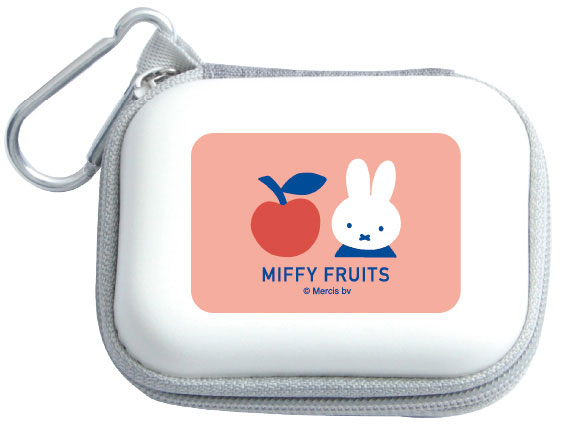 ミッフィー MIFFY FRUITS ガジェットポーチ SS りんご[グルマンディーズ]