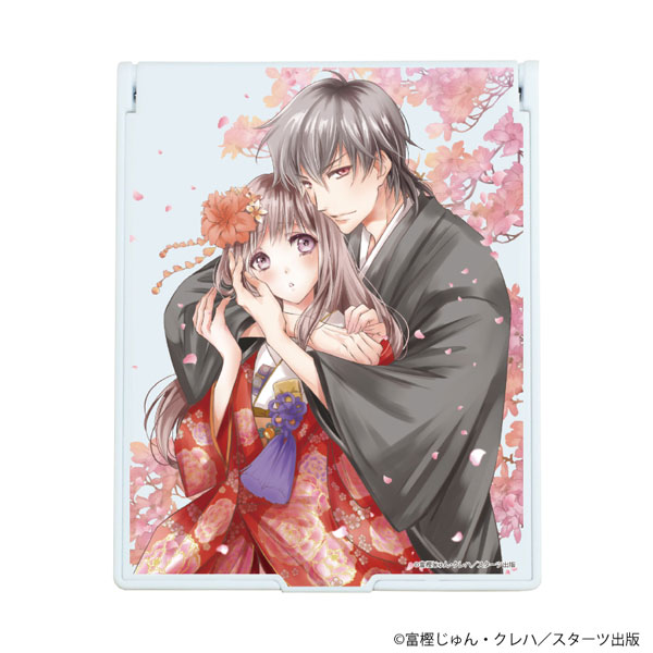 デカキャラミラー「鬼の花嫁」01/柚子＆鬼龍院玲夜(公式イラスト)[A3