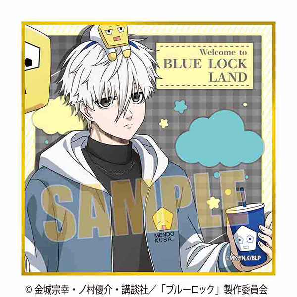 ブルーロック ミニ色紙 凪誠士郎(Welcome to BLUE LOCK LAND☆)[ベル
