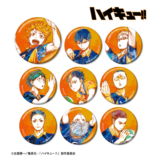 ハイキュー！！ トレーディング Ani-Art 第2弾 メタリック缶バッジ 9個入りBOX[アルマビアンカ]《在庫切れ》