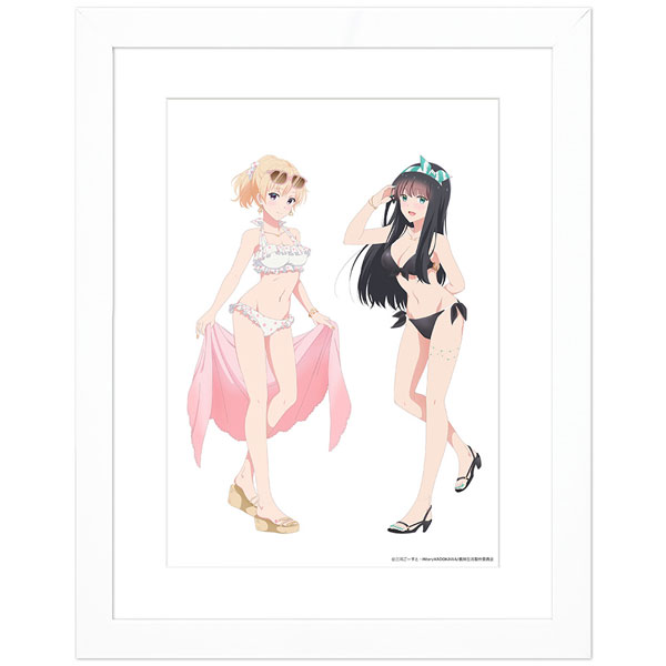 義妹生活 描き下ろしキャラファイングラフ(水着)A4[カーテン魂]《発売済・在庫品》