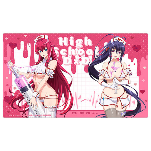 ハイスクールD×D HERO 描き下ろしラバーマット(リアス・グレモリー＆姫島朱乃/白ナース)[カーテン魂]《在庫切れ》