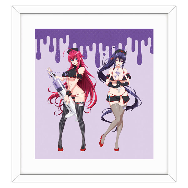 ハイスクールD×D HERO 描き下ろし複製原画(リアス・グレモリー＆姫島朱乃/黒ナース)[カーテン魂]