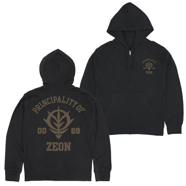 機動戦士ガンダム ジオン公国軍 ジップパーカー Ver2.0/BLACK-XXL[コスパ]