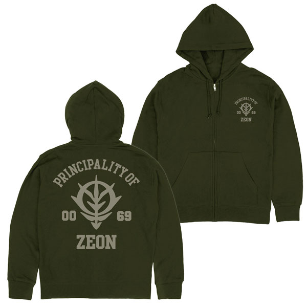 機動戦士ガンダム ジオン公国軍 ジップパーカー Ver2.0/MOSS-XXL（再販）[コスパ]《０１月予約》