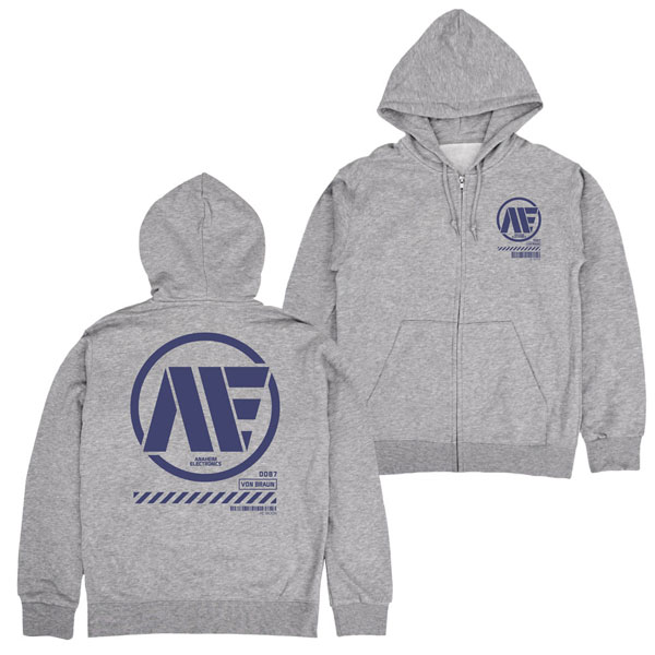 機動戦士Zガンダム アナハイム・エレクトロニクス社 ジップパーカー/MIX GRAY-XL（再販）[コスパ]《０１月予約》