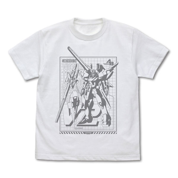 機動戦士Vガンダム V2アサルトバスターガンダム Tシャツ/WHITE-M[コスパ]